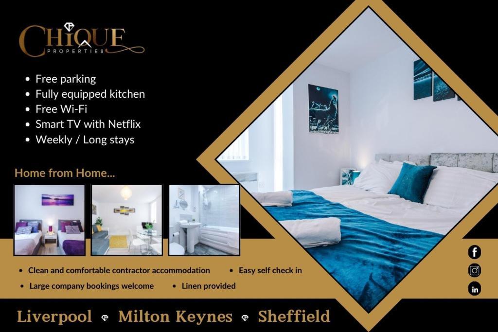Chique Properties: Spacious Near Stadiums Apartment
